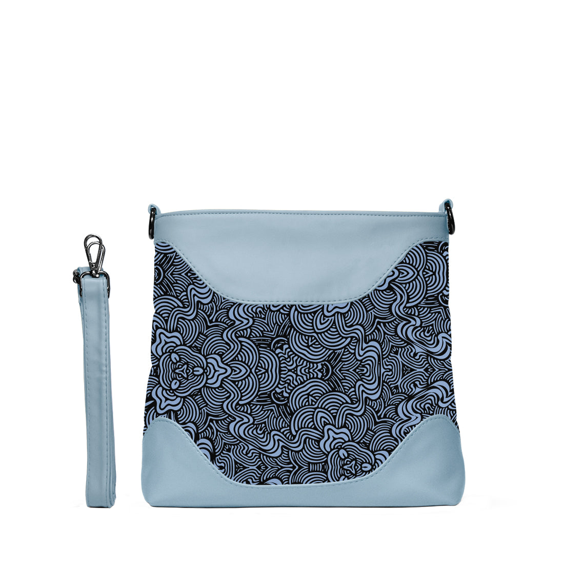 Aurora Shoulder Bag Blue Velvet