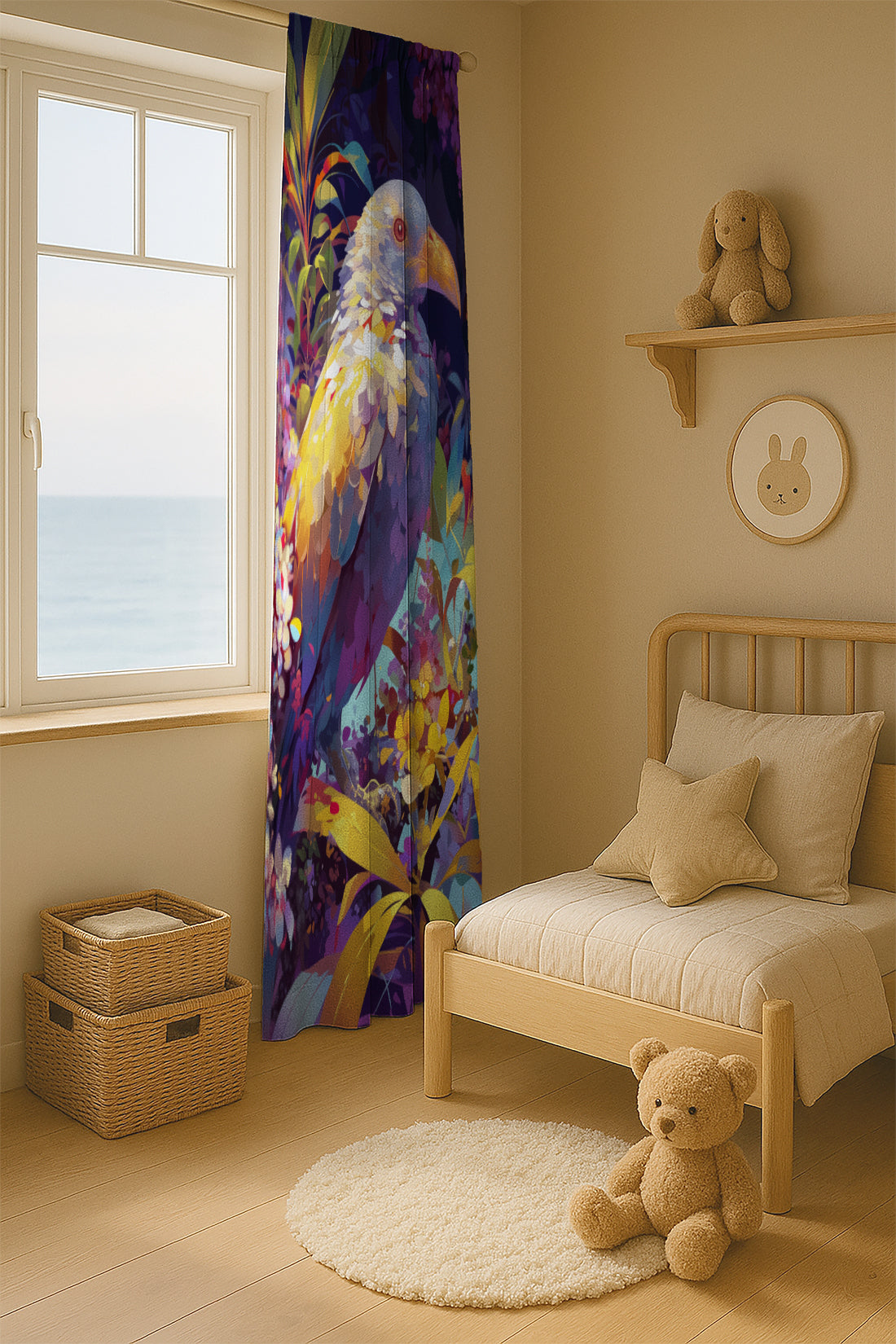 Modern Curtains Jungle Bird