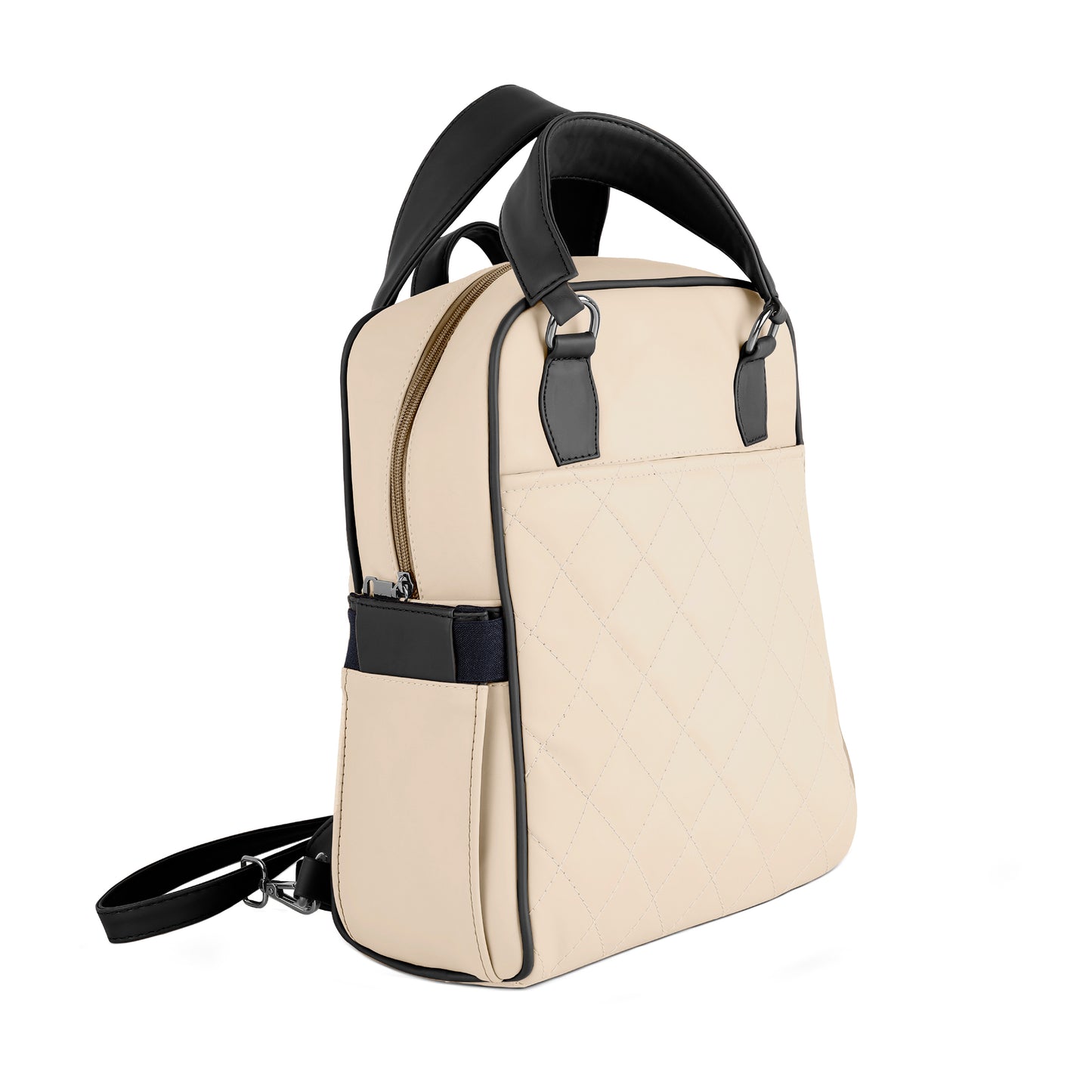 Velmora BackPack Beige & Black