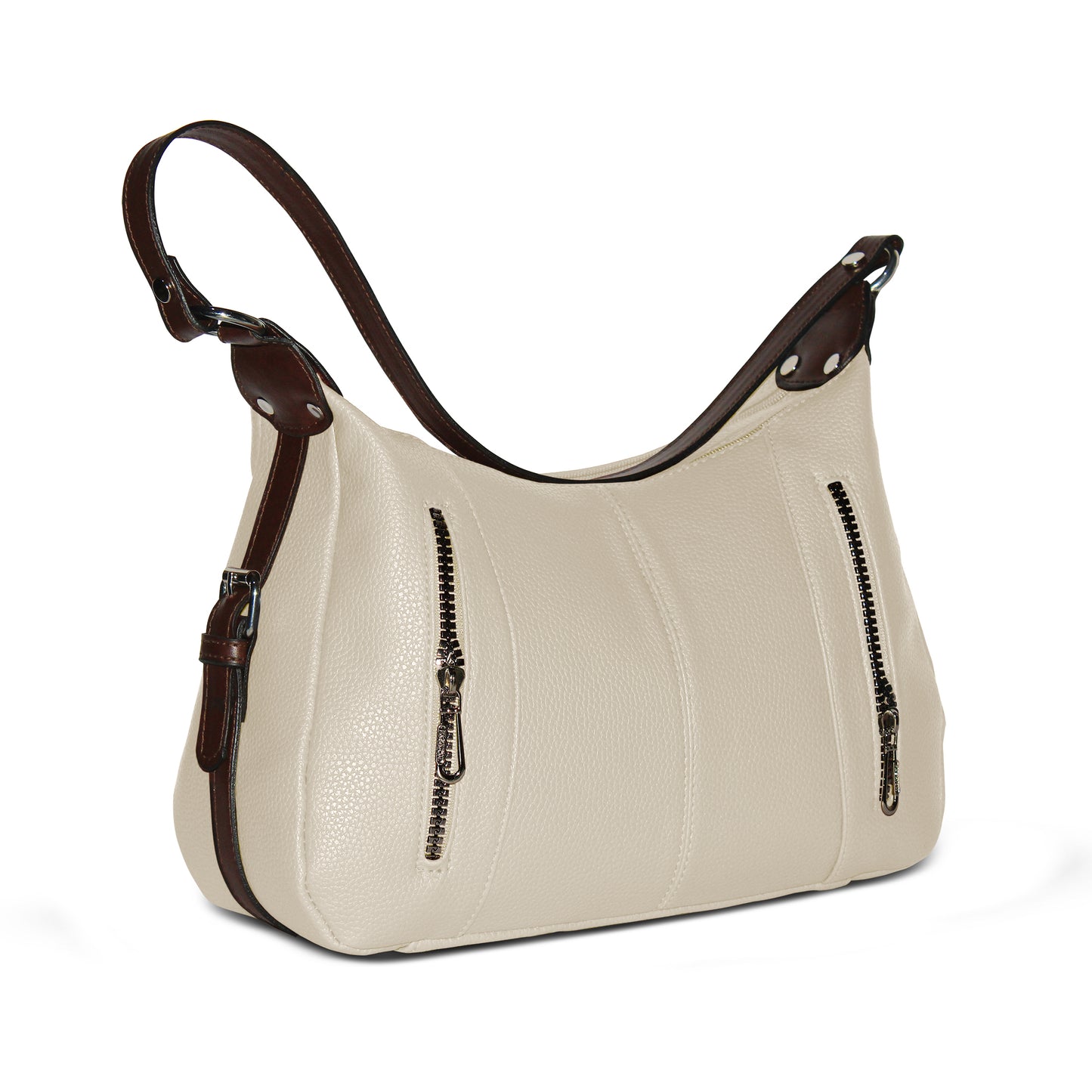 Sienna Shoulder Bag – Ivory Cream