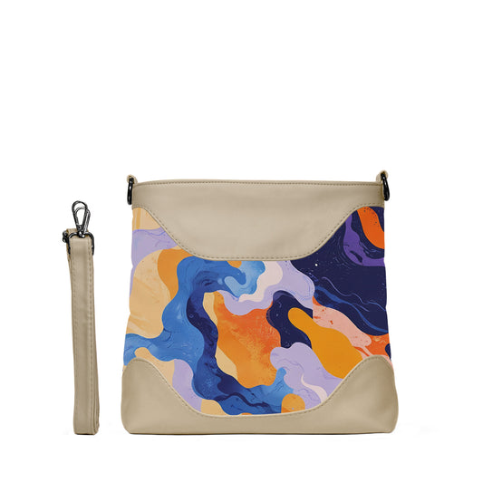 Aurora Shoulder Bag Abstract Wave