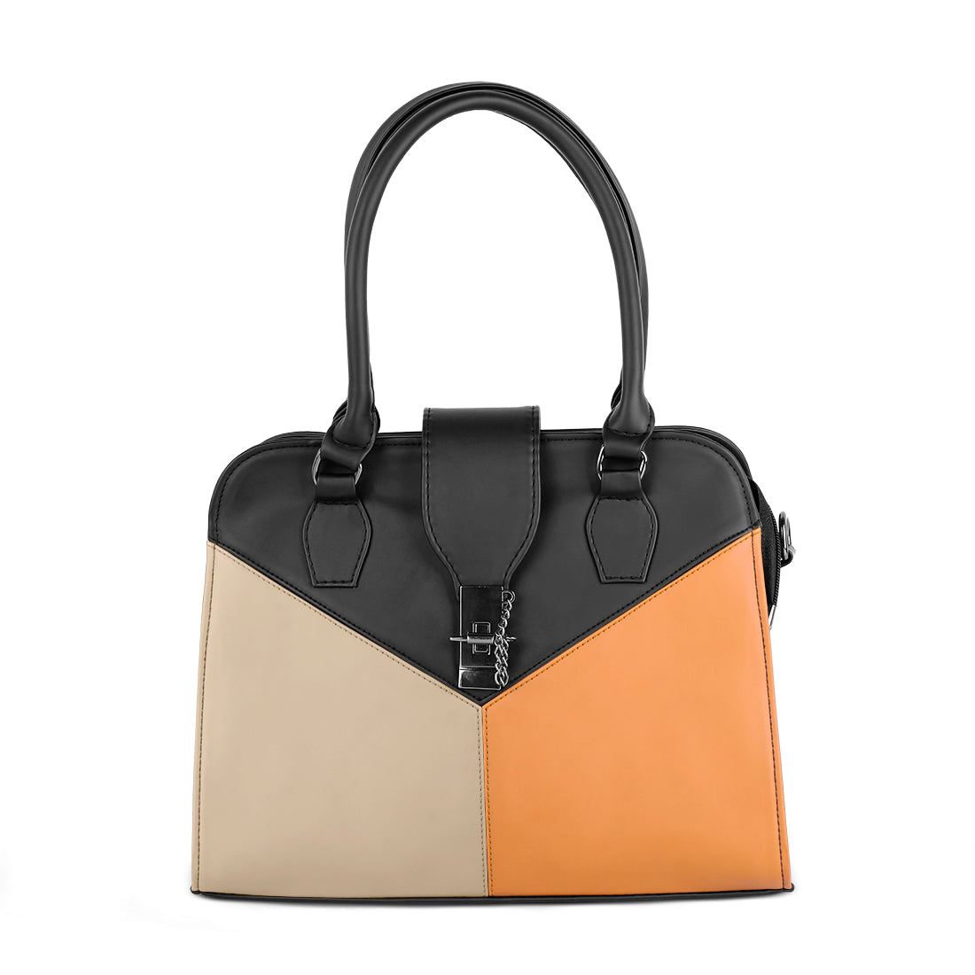 Celeste Luxe Black Multi Color Shoulder Bag