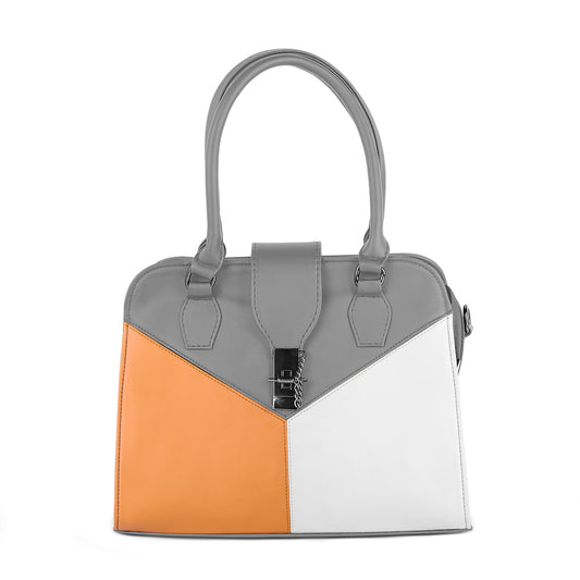Celeste Luxe Grey Multi Color Shoulder Bag