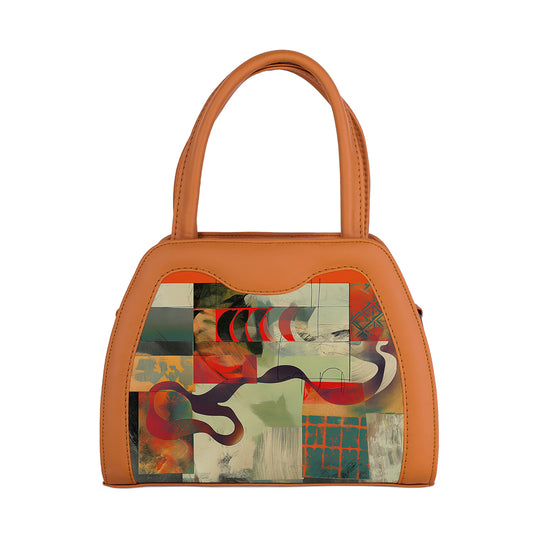 ChicAura Handbag Abstract Elegance