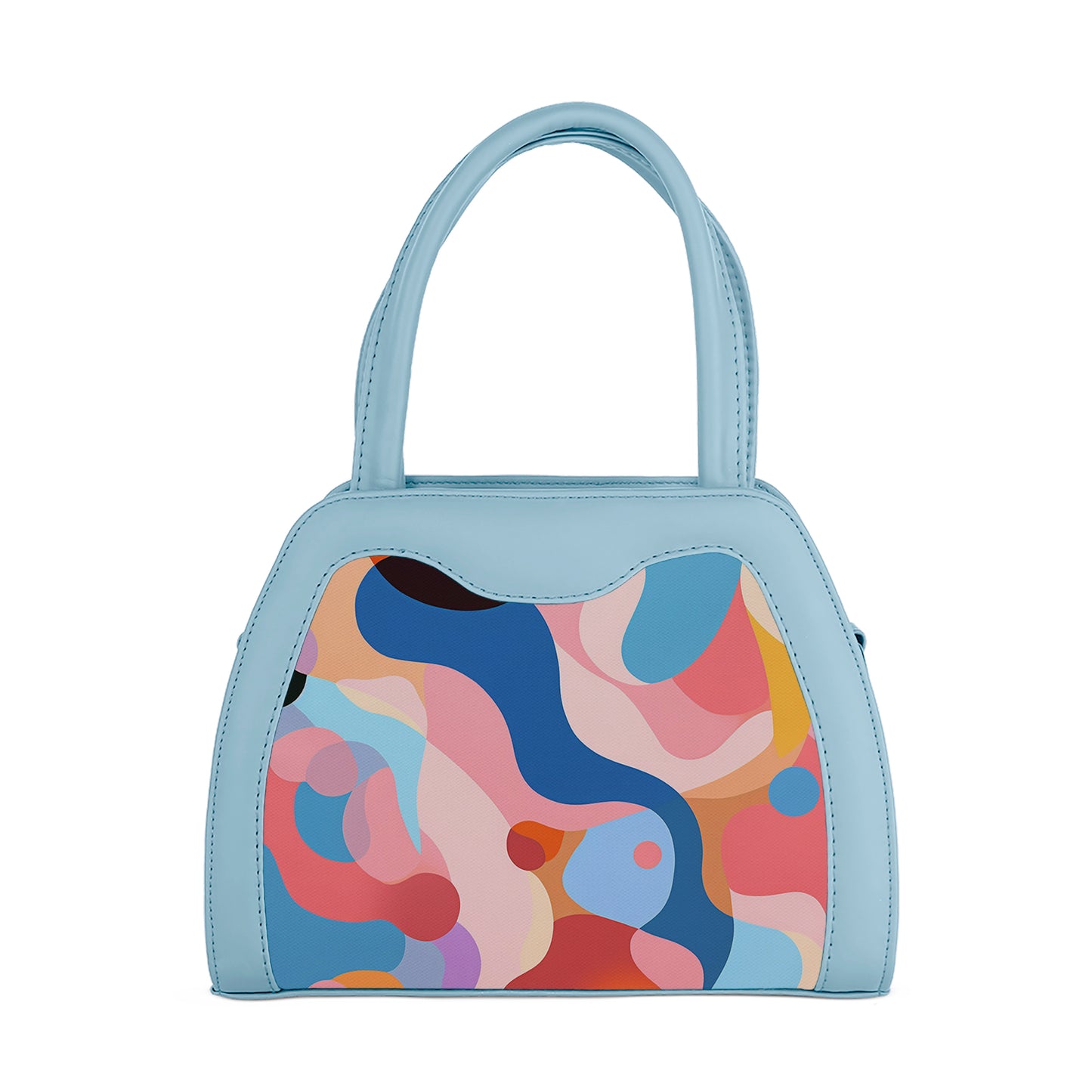 ChicAura Handbag Abstract Wave