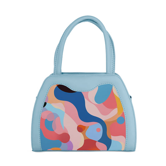 ChicAura Handbag Abstract Wave