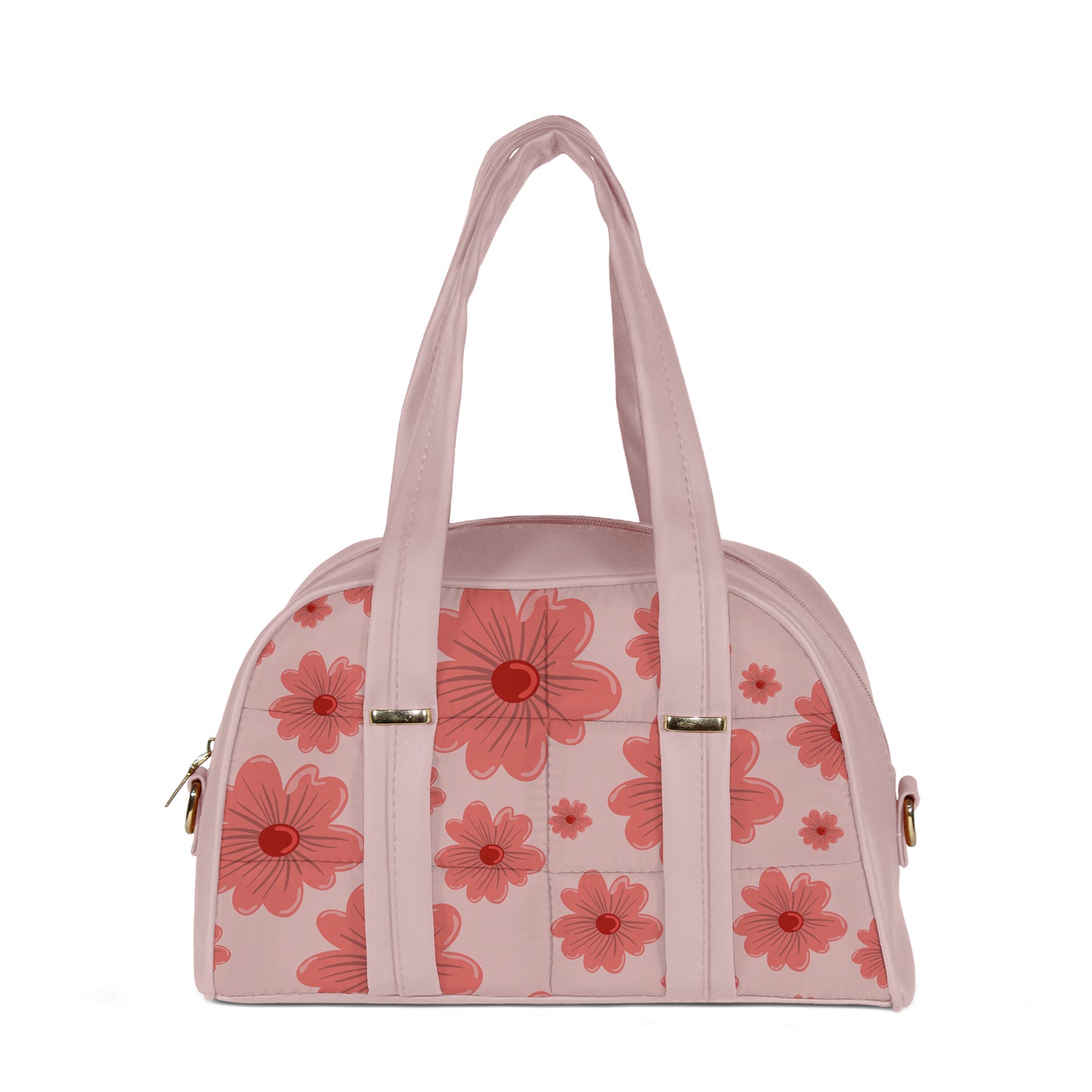 Cloud Puff Crossbody Floral Charm