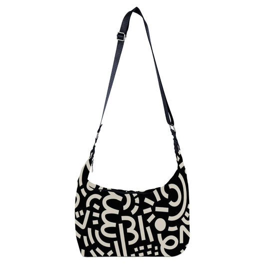 Crescent Bag Abstract Allure