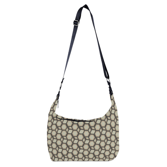 Crescent Bag Abstract Circles