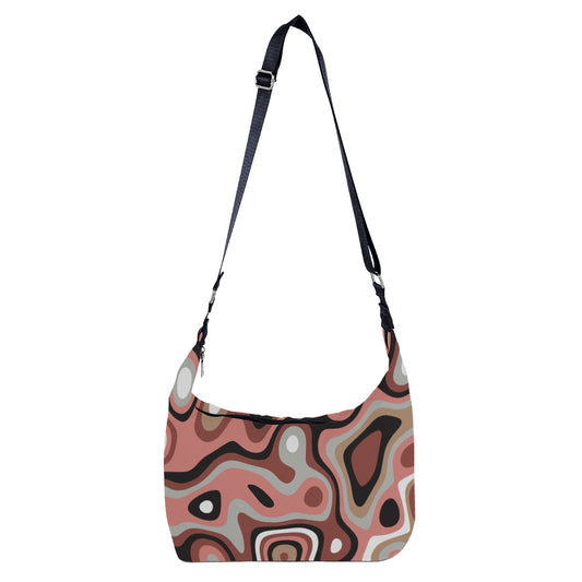 Crescent Bag Abstract Earth
