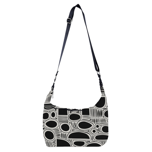 Crescent Bag Abstract Pattern
