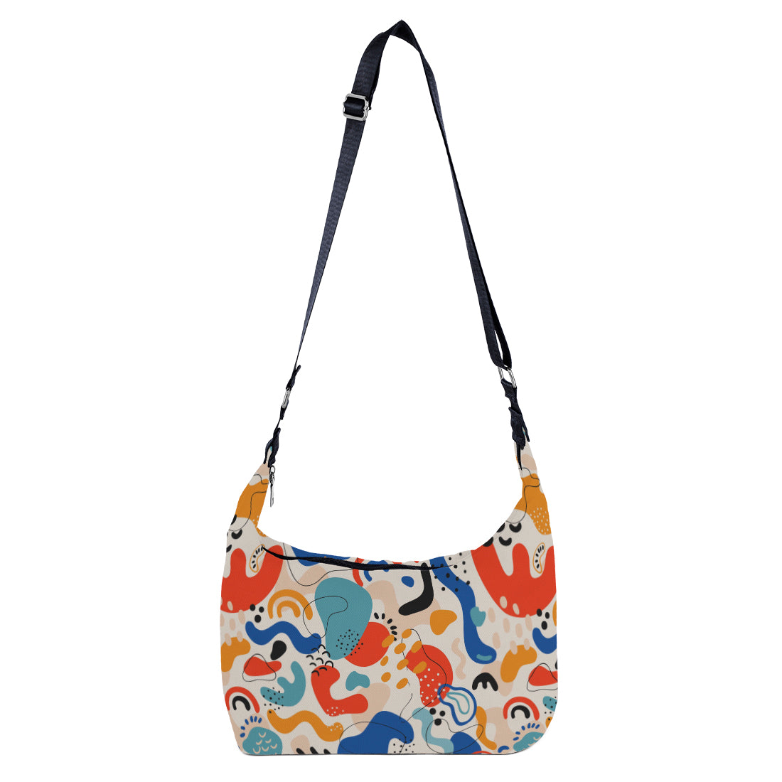 Crescent Bag Abstract Waves