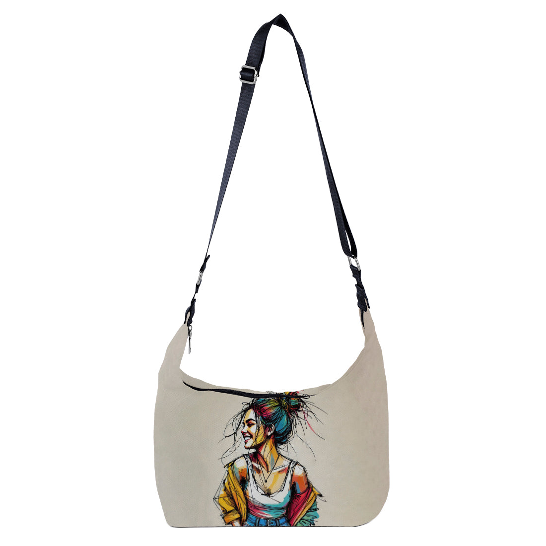 Crescent Bag Artistic Vibe