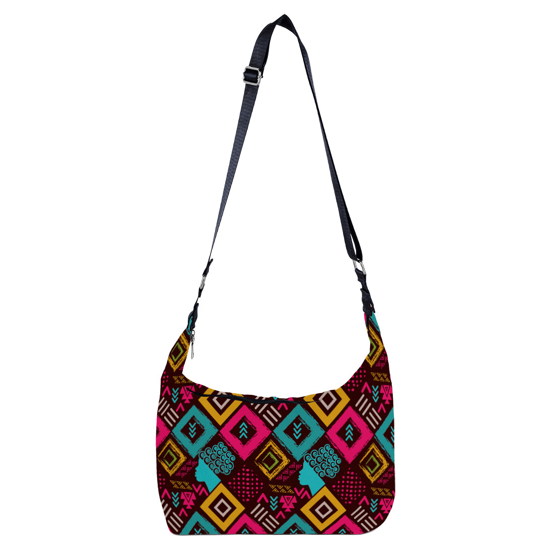 Crescent Bag Vibrant Geometry