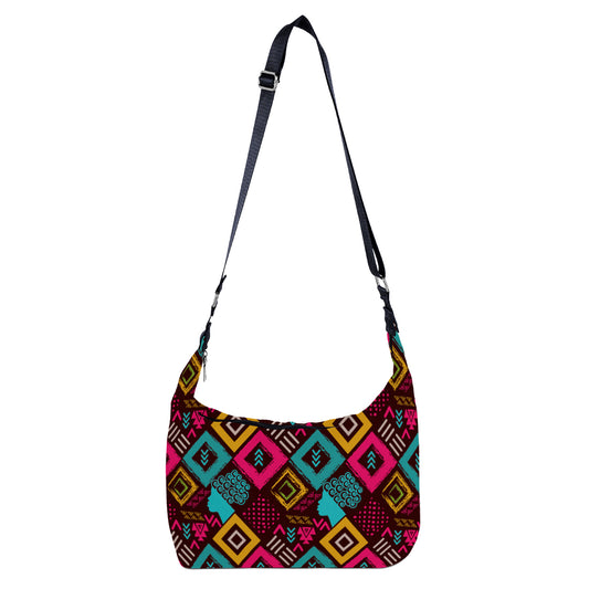 Crescent Bag Vibrant Geometry