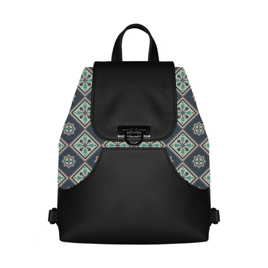 Dusty Siena BackPack Geometric Flow