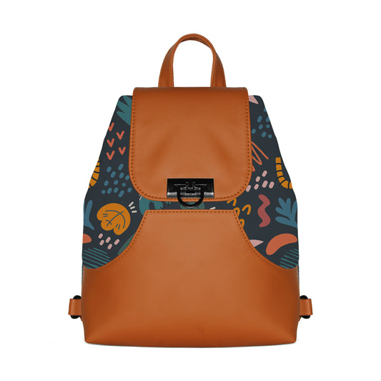 Dusty Siena BackPack Modern Art
