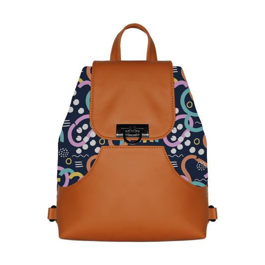 Dusty Siena BackPack Playful Patterns