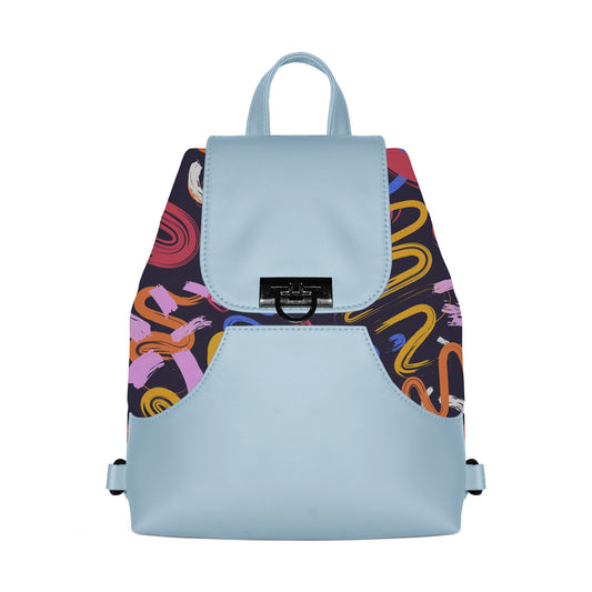 Dusty Siena BackPack Swirling Colors