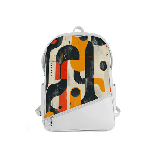 Foldover Backpack Abstract Aesthetic