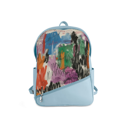 Foldover Backpack Abstract Expressions