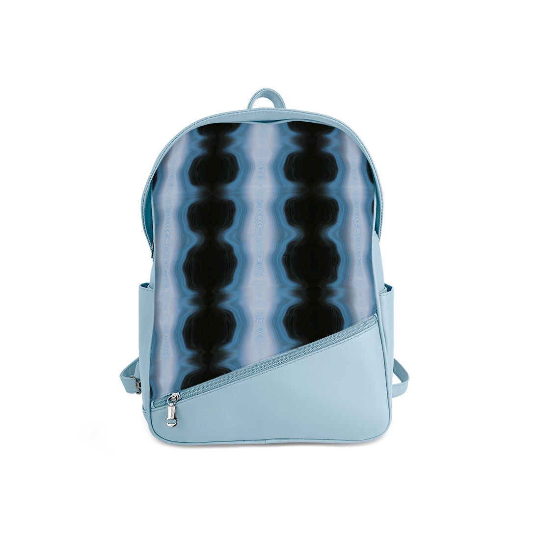 Foldover Backpack Abstract Wave