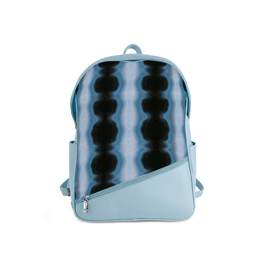 Foldover Backpack Abstract Wave
