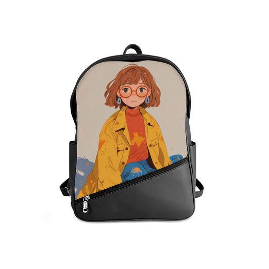 Foldover Backpack Bright Vision Girl