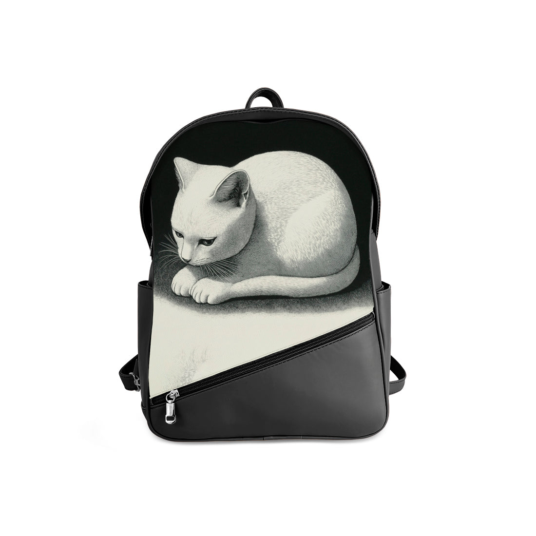 Foldover Backpack Cat Vibes