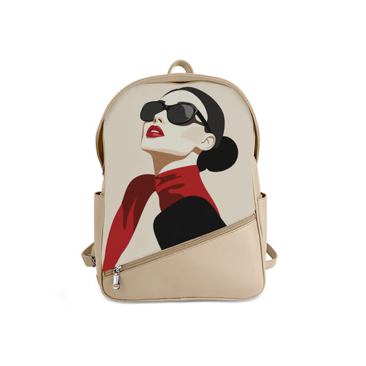 Foldover Backpack Fashionista Girl