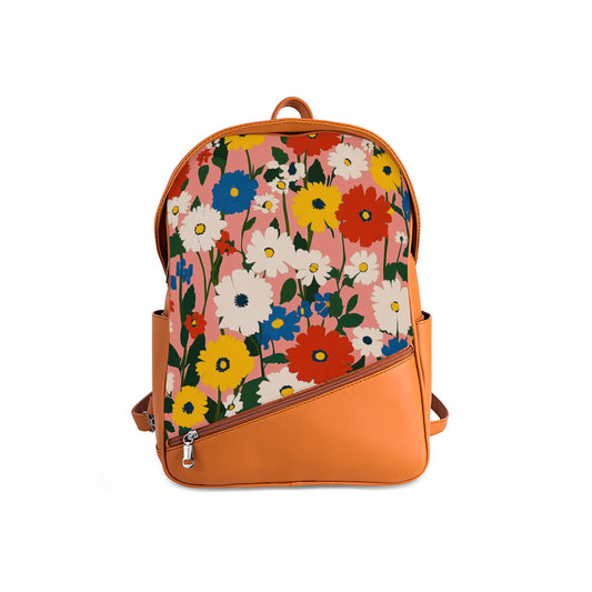 Foldover Backpack Floral Fiesta