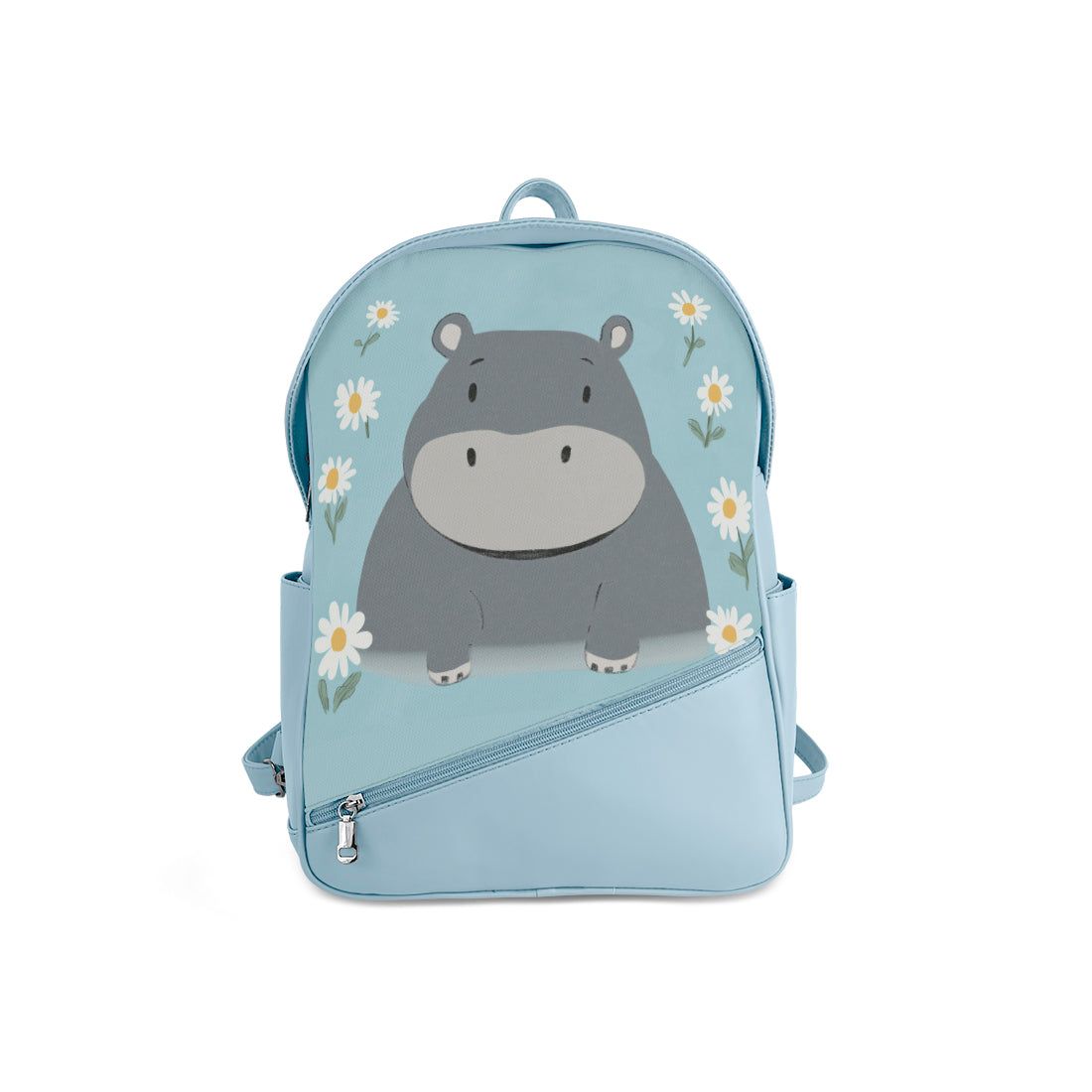 Foldover Backpack Happy Hippo