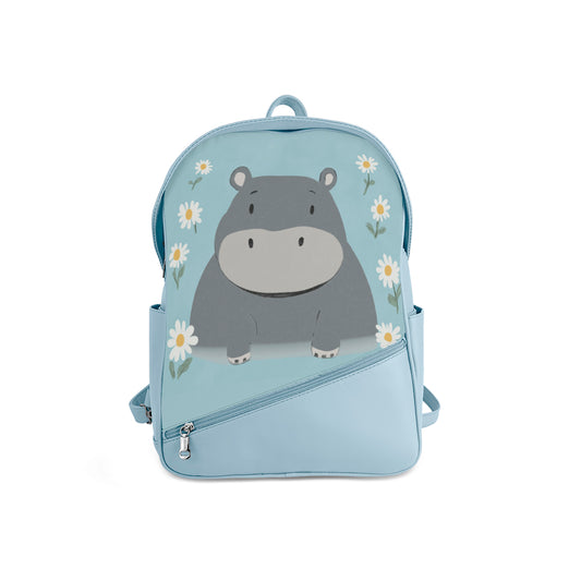 Foldover Backpack Happy Hippo