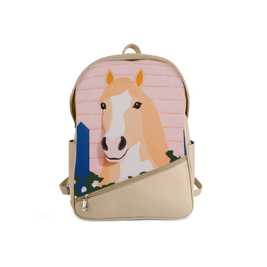 Foldover Backpack Horse play