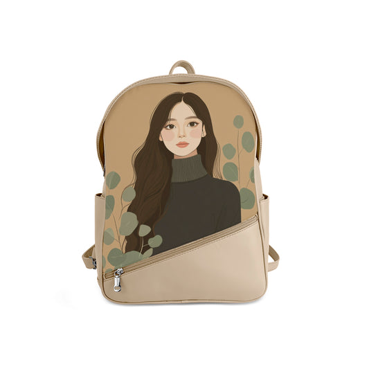 Foldover Backpack Leafy Dreams