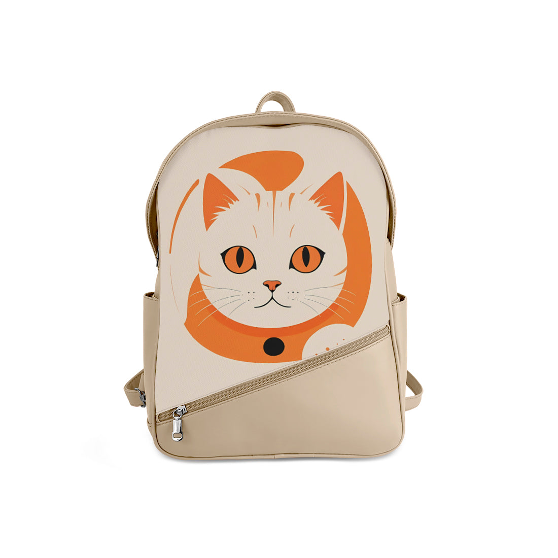 Foldover Backpack Meow Cat