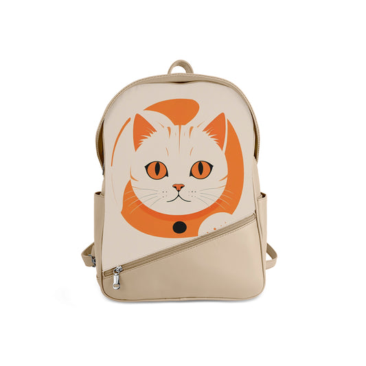 Foldover Backpack Meow Cat