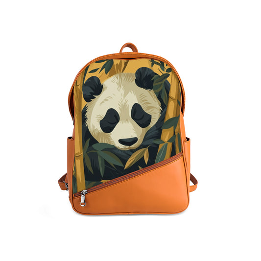 Foldover Backpack Panda Retreat