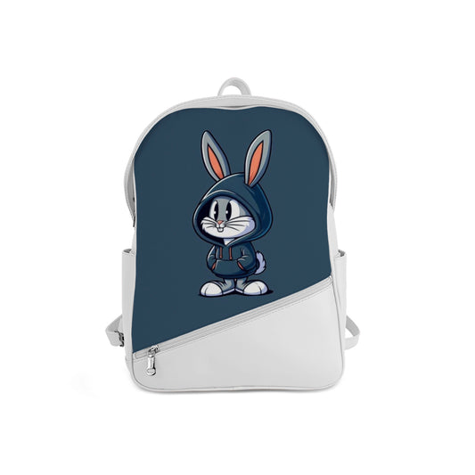 Foldover Backpack Playful Rabbit