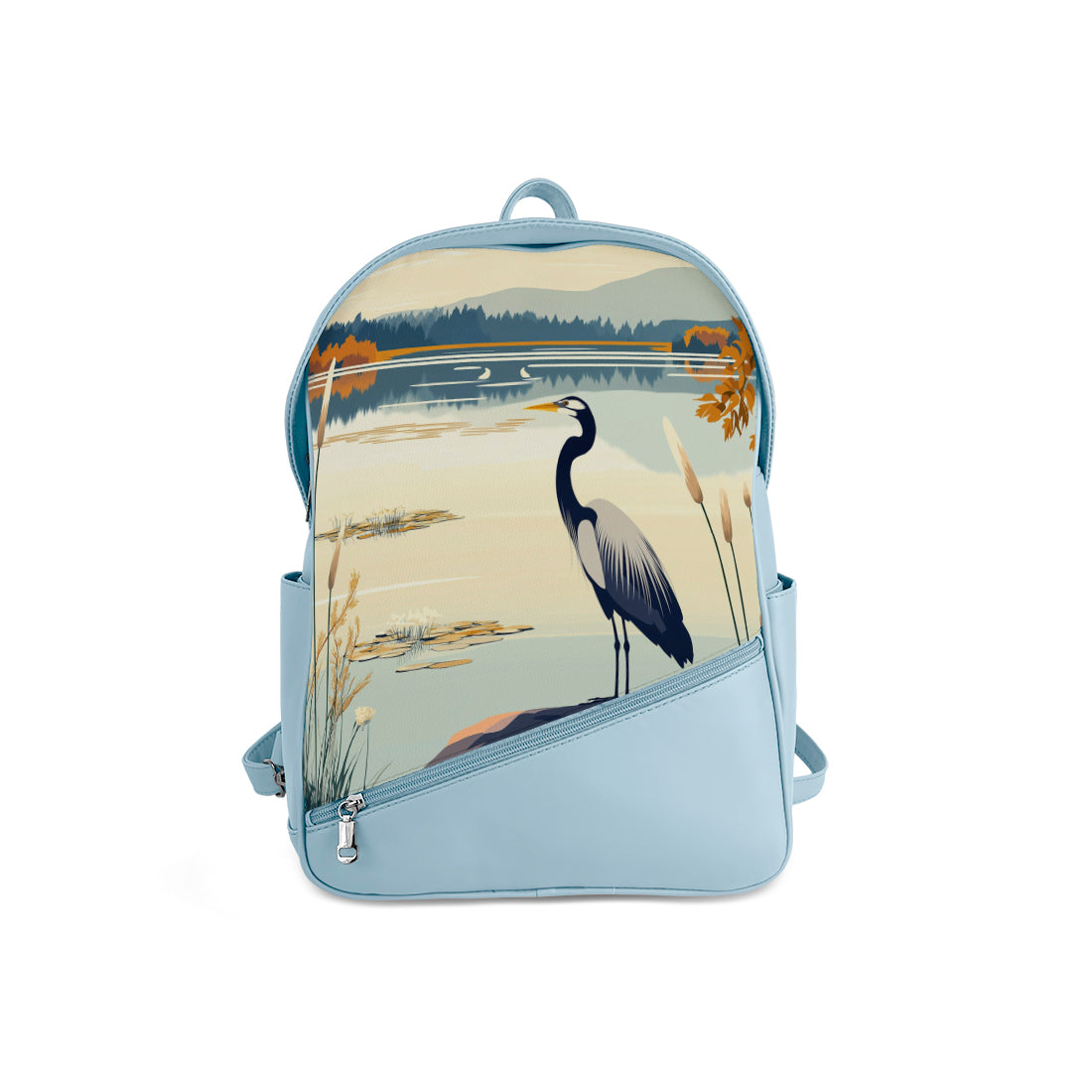 Foldover Backpack Serene Waters