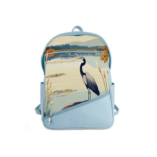 Foldover Backpack Serene Waters
