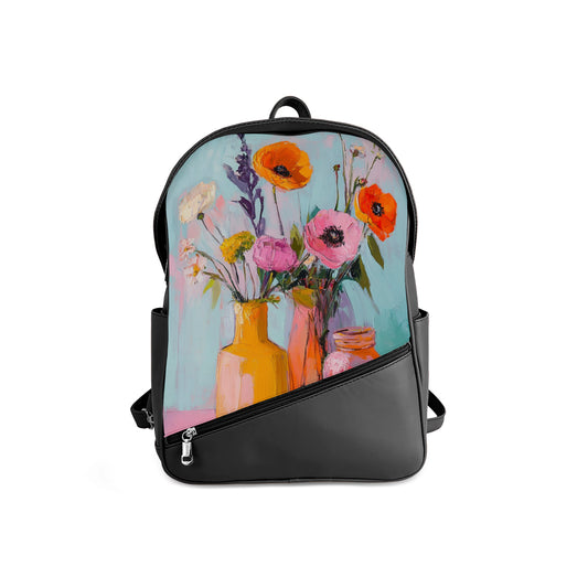 Foldover Backpack Spring Blossom