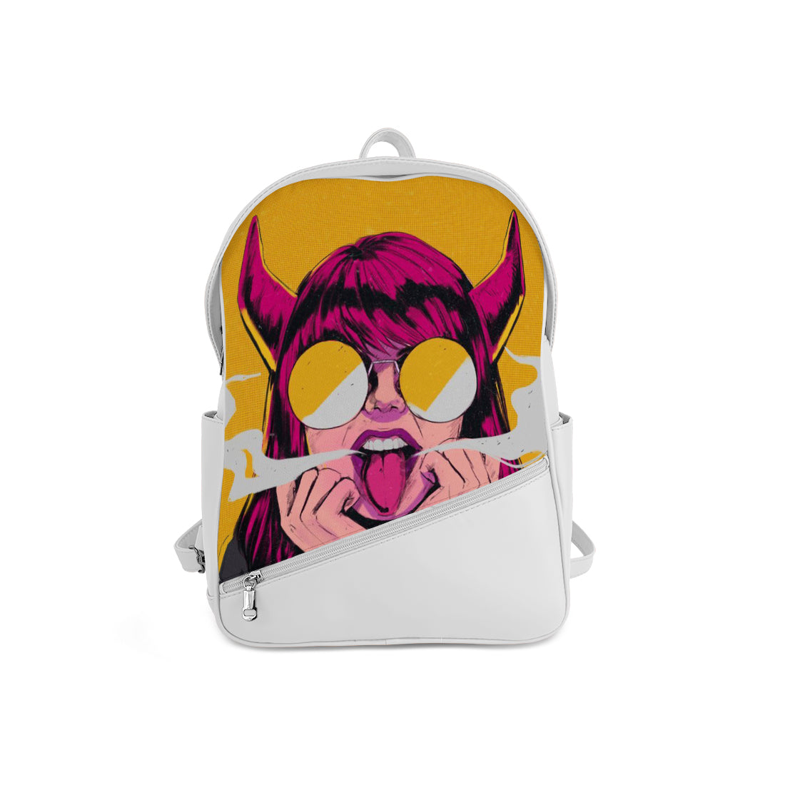Foldover Backpack Stylish Girl