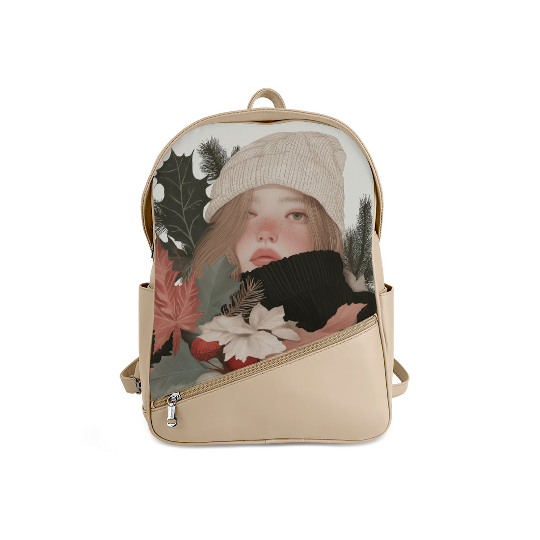 Foldover Backpack Sunshine & Flowers