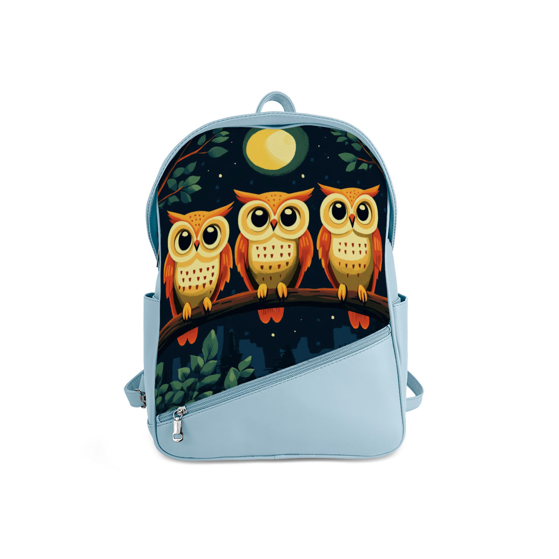 Foldover Backpack Twilight Owls