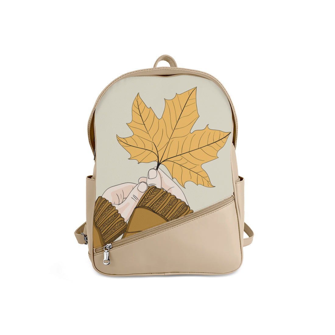 Foldover Backpack Winter Time