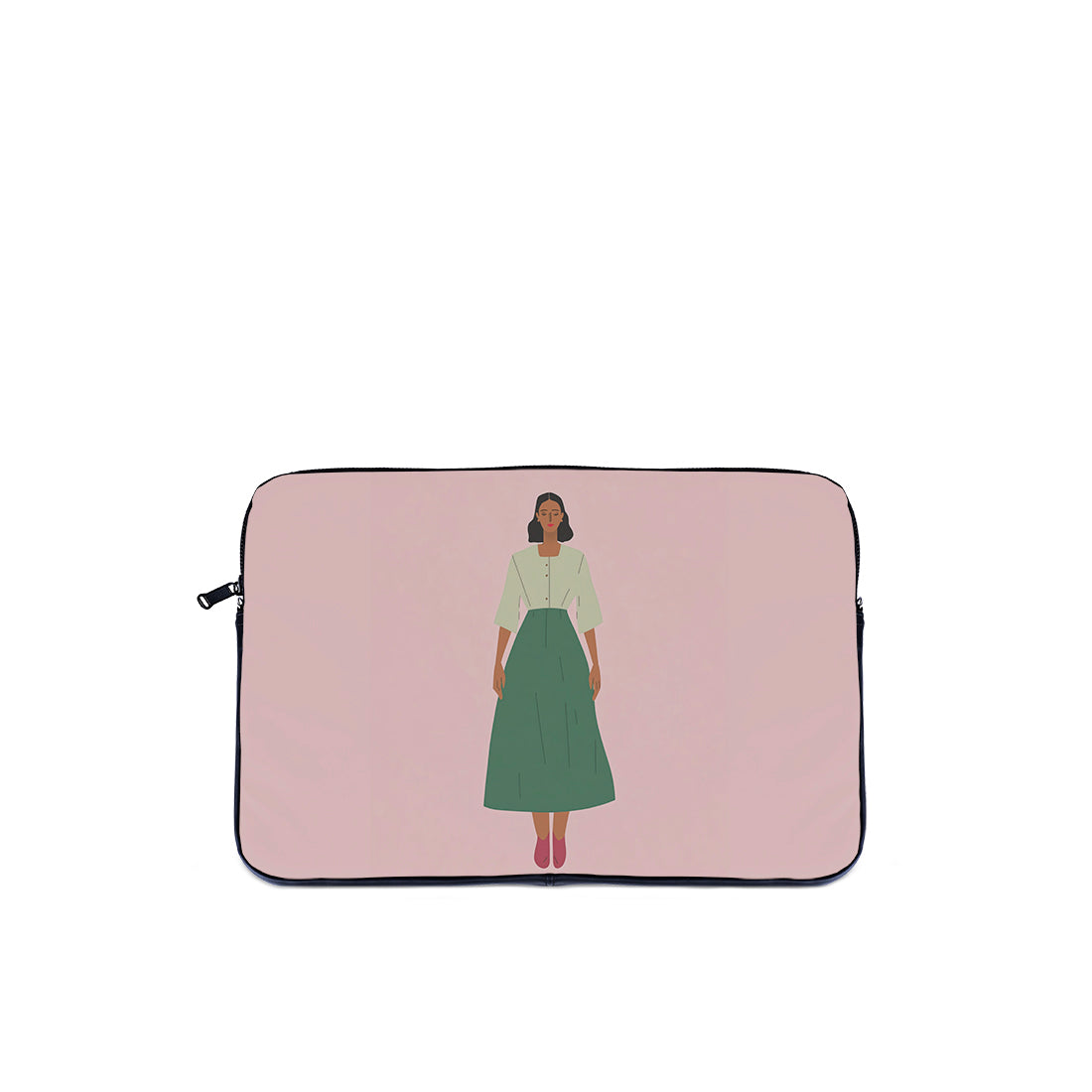 Laptop Sleeve Lady in Green