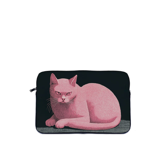 Laptop Sleeve Pink Cat