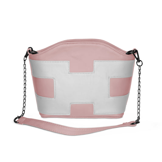 Liora Crossbody Rose & White