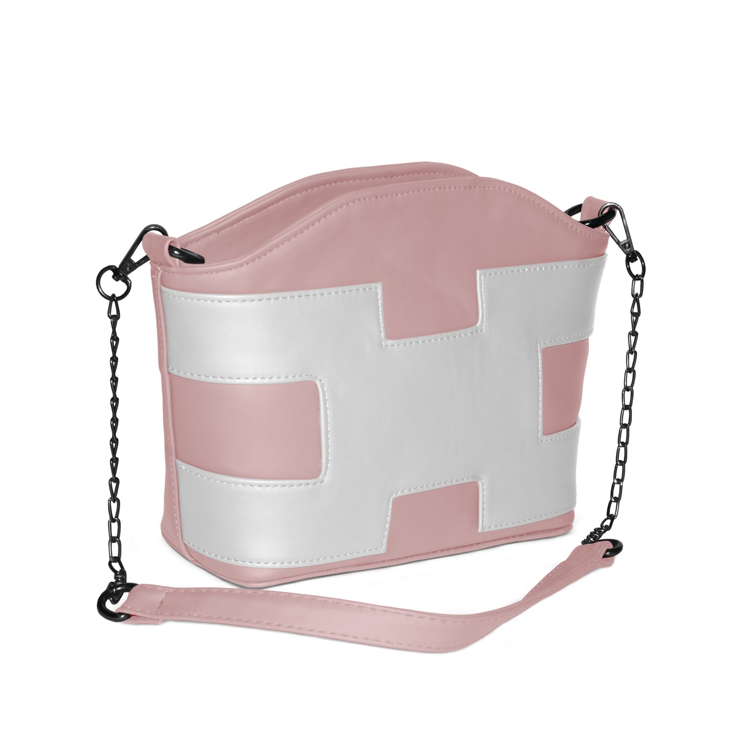 Liora Crossbody Rose & White